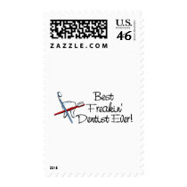 Best Freakin Dentist Ever postage