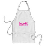Best Freakin Grandma Ever (Pink) Aprons