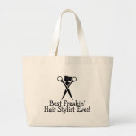 Best Freakin Hair Stylist Ever Black Tote Bag