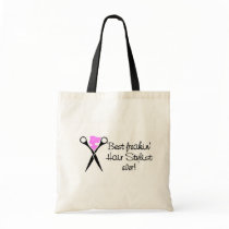 Best Freakin Hair Sytlist Ever Canvas Bags
