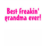 Best Freaking Grandma Ever Pink shirt
