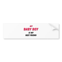 Best Friend Baby Boy bumper stickers