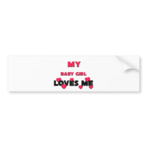 Best Friend Baby Girl bumper stickers