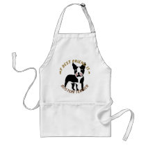 Best Friend Boston Terrier Aprons