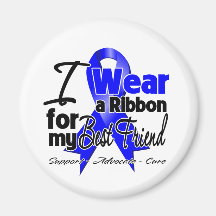 Best Friend - Colon Cancer Ribbon Magnet