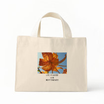 BEST FRIEND Gifts Orange Tiger Lily Flower Gifts bags by Basleeartprintgifts BEST FRIEND Gifts Orange Tiger Lily Flower Gifts bags