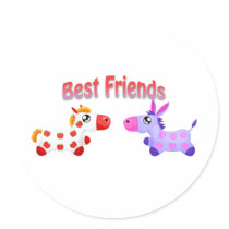 Best Friend Horses Stickers