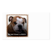 best friend is a bully business cards by jvinnyg best friend is a bully business cards