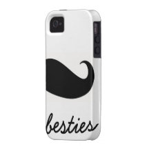 Best Friend Moustache Case-Mate iPhone 4 Cases