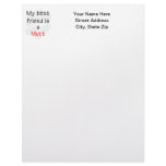 Best Friend...Mutt Customized Letterhead