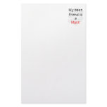 Best Friend...Mutt stationery