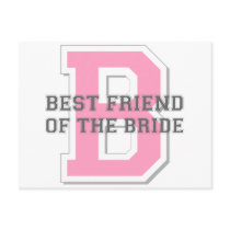 Best Friend of the Bride Cheer Post Card