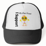Best Friend Support Breast Cancer Trucker Hats