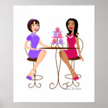 Best Friends and Cucpakes Print