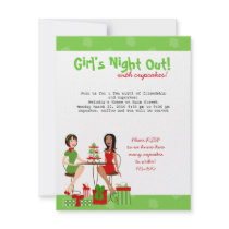 Best Friends and Cupcakes and Christmas! invitations
