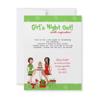Best Friends and Cupcakes and Christmas! invitation