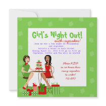 Best Friends and Cupcakes and Christmas! invitations