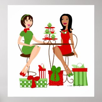 Best Friends and Cupcakes and Christmas! print