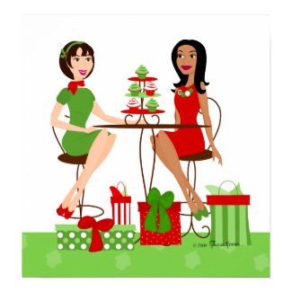Best Friends and Cupcakes and Christmas! print