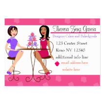 Best Friends and Cupcakes Business Card