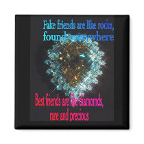 best friends are like diamonds, magnet by design_girl best friends are like diamonds, magnet