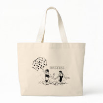 Best Friends at the Beach Tote Bag
