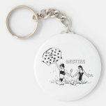 Best Friends at the Beach Key Chain
