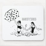 Best Friends at the Beach Mouse Pad