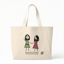 "Best Friends" Beach Tote bags