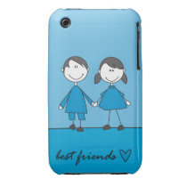 best friends blue Case-mate Iphone 4 Cases casemate cases