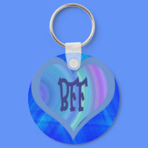 best friends blue heart keychains by artworkbydarlene best friends blue heart keychains