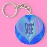 BEST FRIENDS BLUE HEART keychains