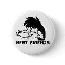 Best Friends Pinback Button