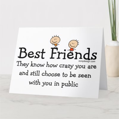  Design Blog on Best Friends And About Best Friends  The Inside Of The Card Says