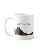 Best Friends Cat and Horse Cuddle Up Coffee Mug