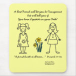 Best Friends Collection Transparent Mousepads