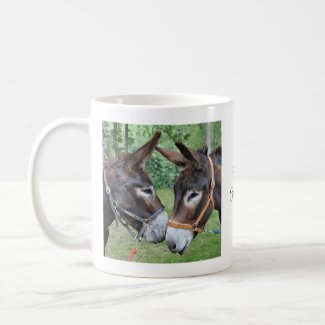 Best friends donkeys mug mug