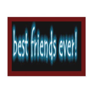 Best Friends Ever postcard