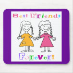 Best Friends Forever BFF Gifts Mousepad