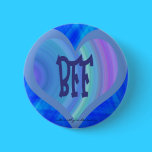 BEST FRIENDS FOREVER BLUE HEART buttons