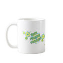 Best Friends Forever Blue Yellow Flowers mugs by groupies Best Friends Forever Blue Yellow Flowers mugs