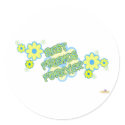 Best Friends Forever Blue Yellow Flowers stickers by groupies Best Friends Forever Blue Yellow Flowers stickers