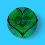 Best Friends Forever Green Heart buttons