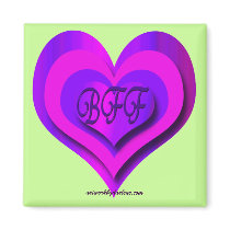 BEST FRIENDS FOREVER magnets by artworkbydarlene BEST FRIENDS FOREVER magnets