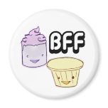 Best Friends Forever Refrigerator Magnets