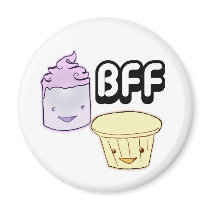Best Friends Forever Refrigerator Magnets