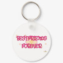 Best Friends Forever Orange Pink Flowers keychains by groupies Best Friends Forever Orange Pink Flowers keychains