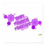 Best Friends Forever Purple Flowers