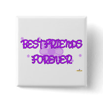 Best Friends Forever Purple Lt Flowers buttons