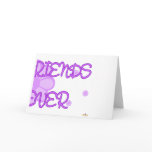 Best Friends Forever Purple Lt Flowers Part 2 Greeting Card